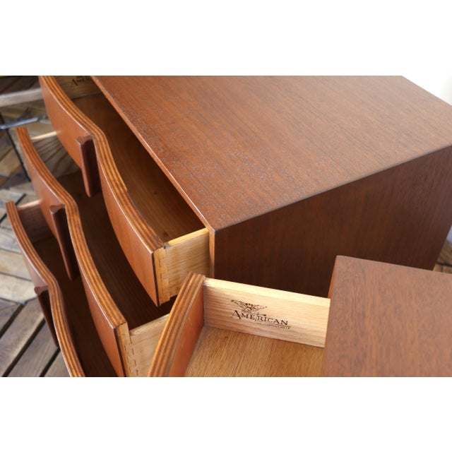 Mid-Century Modern Three Drawers Nightstands by American of Martinsville, c.1960’s For Sale - Image 18 of 18