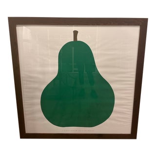 Framed Enzo Mari Pear For Sale