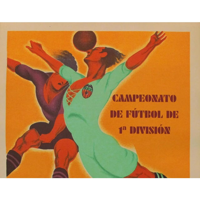 Date: 1932 Size: 9.5 x 13.5 inches Artist: Unknown About The Poster: This is a small soccer poster for a match between the...