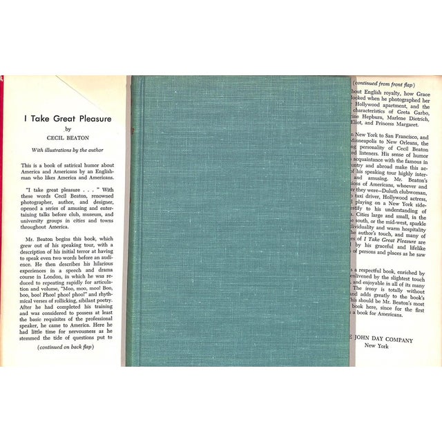 Inscribed: Best Wishes Cecil Beaton [214] pp. The John Day Company 1956 8 1/4" x 5 3/4" If Hollywood ever decides to make...