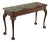 Stickley Chippendale Style Marble Top Mahogany Sofa Table Console For Sale