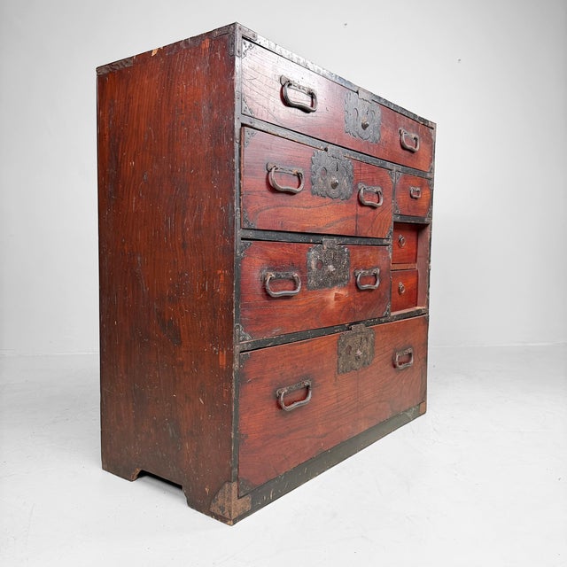 Japanese Meiji Choba-Dansu Tansu, 1890s For Sale - Image 6 of 10