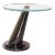 Contemporary Chrome and Glass Cantilever Side Table For Sale