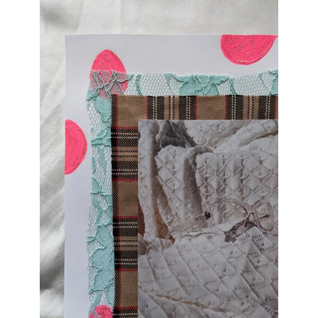 2020s "Fun While It Lasted" Contemporary Abstract Mixed-Media Fashion Collage by Frances Sousa For Sale - Image 5 of 8