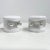 White White Stacking Ceramic Table Lamps from Perdomello 70, Italy, 1970s, Set of 2 For Sale - Image 8 of 11