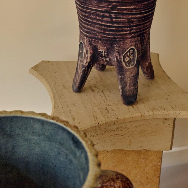 Mid-Century Modern Large French Ceramic Vessel by Accolay No. 02, 1960s For Sale - Image 3 of 11