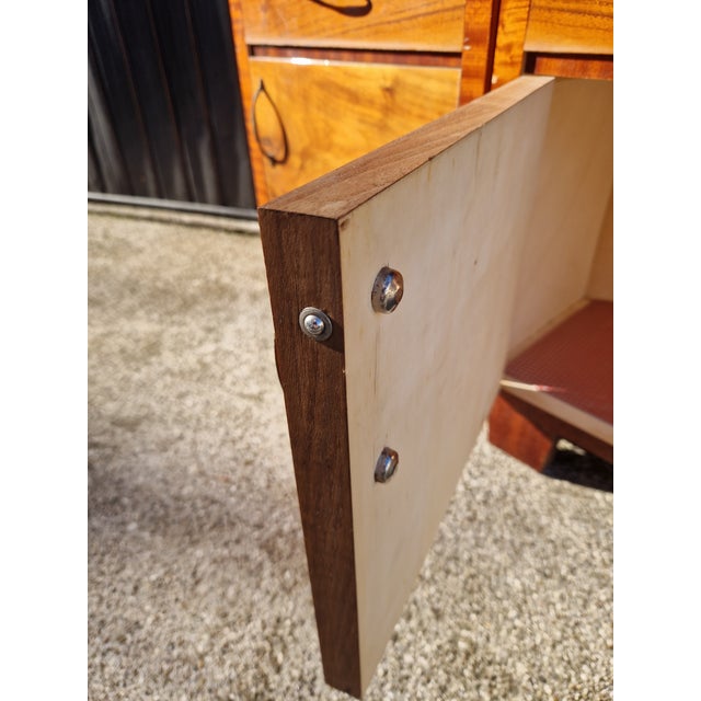 Vintage Burl Wood Bedside Tables, 1920s, Set of 2 For Sale - Image 3 of 18