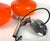 Vintage Orange Glass Pendant Lamp, Germany, 1970s For Sale - Image 11 of 17
