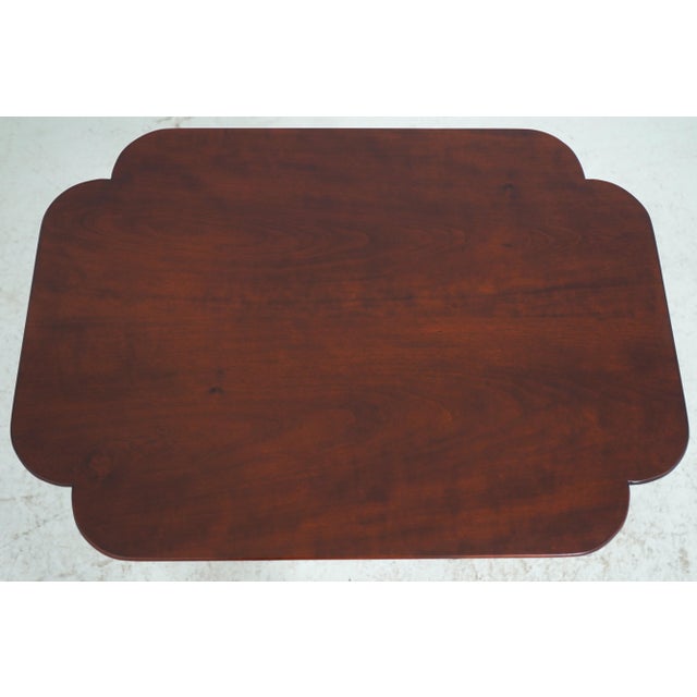 Traditional Eldred Wheeler Cherry Top Country Occasional Table For Sale - Image 3 of 13