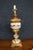White Late 20th Century Pair of Italian Neoclassical Alabaster Table Lamps For Sale - Image 8 of 11