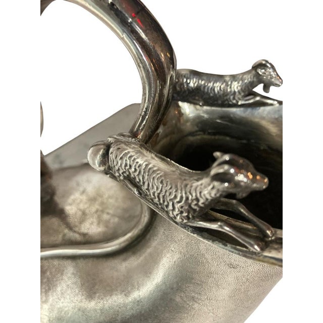 Antique Askos Jug in Sterling Silver with Markings, 1890 For Sale - Image 6 of 9