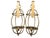 1960s Vintage Hollywood Regency Gold Rope Candle Lantern Sconces, Pair For Sale - Image 5 of 5