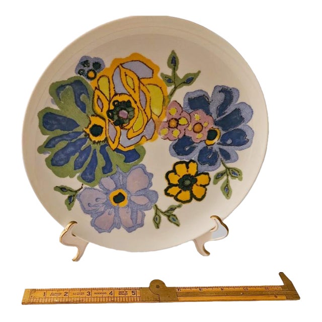 Vintage 1970s Noritake Hawaiian Holidays Dinner Plate Dish Hula Pattern For Sale
