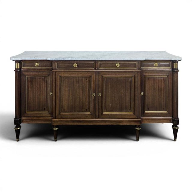 Louis XVI Style Sideboard in Mahogany For Sale - Image 12 of 12