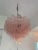 Pink Murano Style Glass Sputnik Chandelier Pink and Brunette Metal Frame For Sale - Image 8 of 8