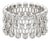 14k Expandable Diamond Band, Size 7 For Sale