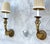 Italian Bronze Wall Sconces with Female Figures, 1950s, Set of 2 For Sale - Image 12 of 18