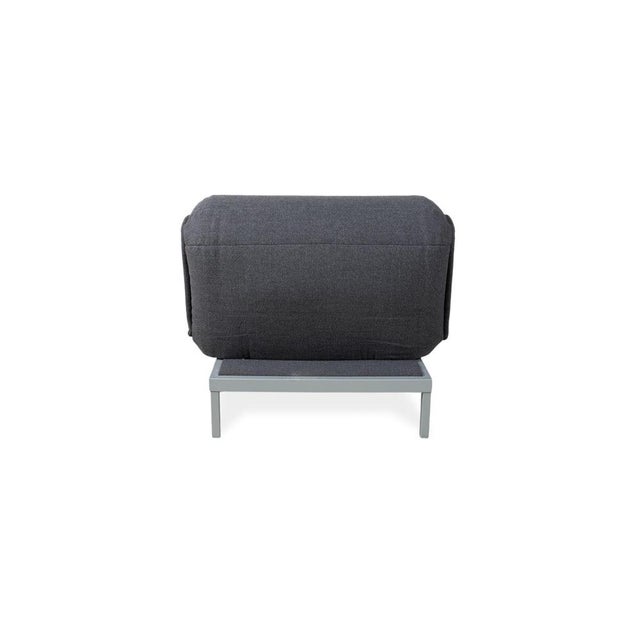 Textile Grey Fabric Nova Armchair with Manual Function from Rolf Benz For Sale - Image 7 of 9