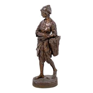 Jean-Baptiste Carpeaux "Puys" Patinated Bronze