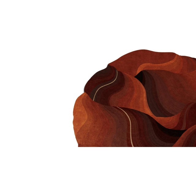 Antelope Canyon 200 Rug by Alma De Luce For Sale - Image 4 of 8