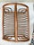 Sienna Vintage, Arched Rattan/Bamboo, Magazine/Book Rack, With Dual Compartments, Mid-Century Modern For Sale - Image 8 of 9
