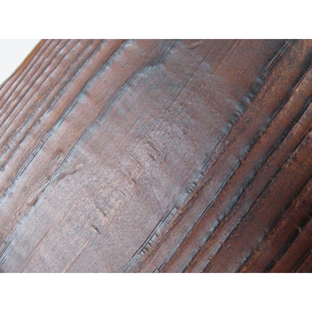 Wood Mid-Century Modern Spanish Birth Stool in Carved Wood, 1960 For Sale - Image 7 of 12