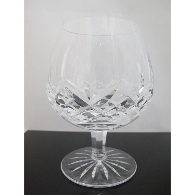 Waterford Crystal Waterford Crystal Lismore 12 Oz 5 1/4" Brandy Snifter Glass Pair For Sale - Image 4 of 10