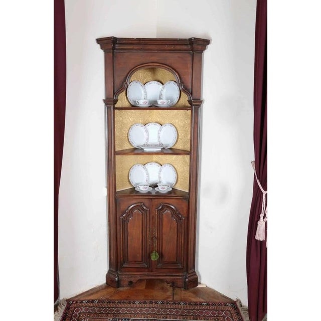 Antique Corner Cabinets, Set of 2 For Sale - Image 9 of 9