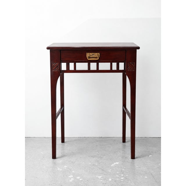 Object: Art Nouveau side table Design: Unknown Execution: Unknown (Vienna, circa 1900) Dimensions in cm (H x W x D): 79 x...