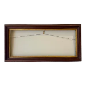 Vintage Long Rectangular Mahogany Wood Frame