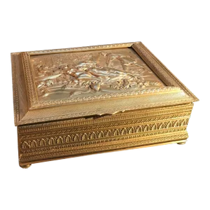 Early 20th Century Austrian Gilt Bronze Table Box