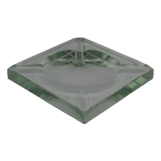 Mid-Century Italian Glass Ashtray from Fontana Arte, 1940s For Sale