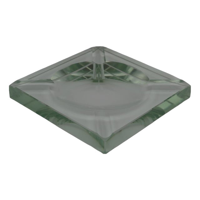 Mid-Century Italian Glass Ashtray from Fontana Arte, 1940s For Sale