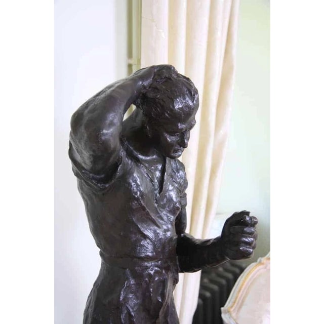 2000 - 2009 Reynaert Juul, Man in Boots, Bronze For Sale - Image 5 of 10