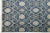 Modern Midnight Blue Ikat Style Hand-Knotted Wool Area Rug 13x20 For Sale - Image 4 of 9