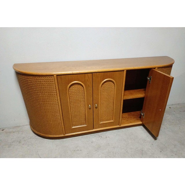 Vintage Boho Chic Sideboard, 1970s, in Very Good conditions. Designed 1970 to 1979