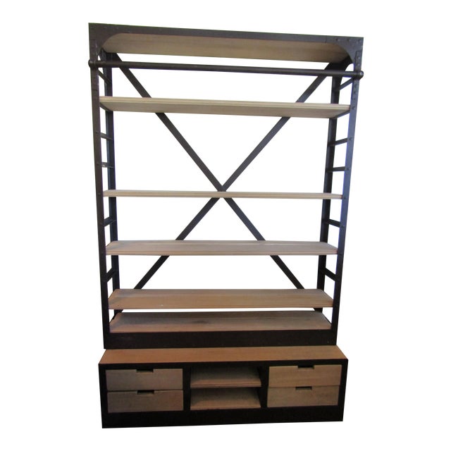 Restoration Hardware Dutch Shipyard Triple Shelving Chairish