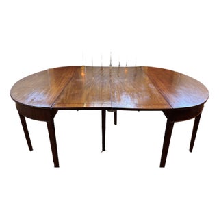 Antique Solid Wood Dining Table – Seats 10–12 | Custom 48” Leaf For Sale