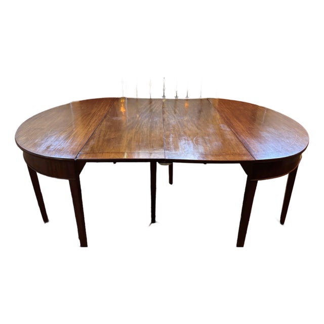 Antique Solid Wood Dining Table – Seats 10–12 | Custom 48” Leaf For Sale