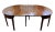 Antique Solid Wood Dining Table – Seats 10–12 | Custom 48” Leaf For Sale