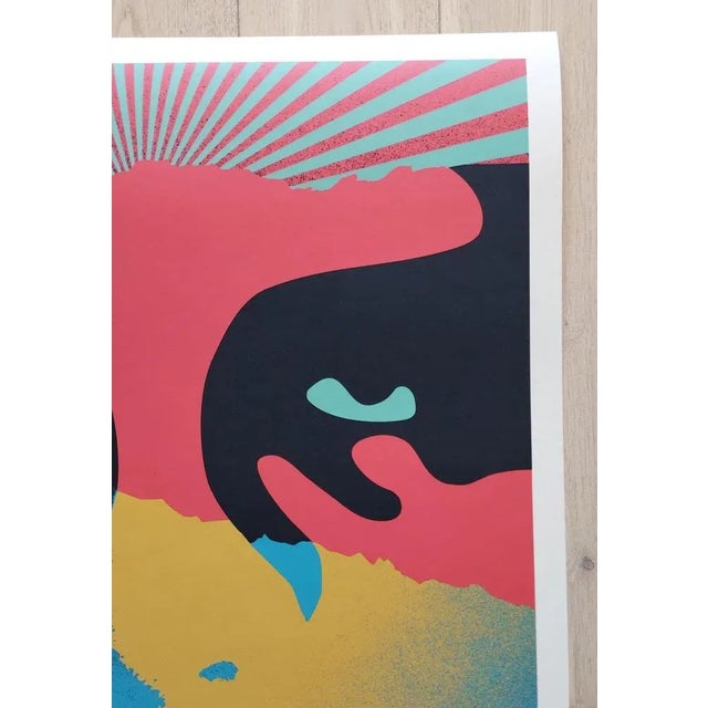 Shepard Fairey (Obey), A Cracked Icon, Screenprint For Sale - Image 7 of 8