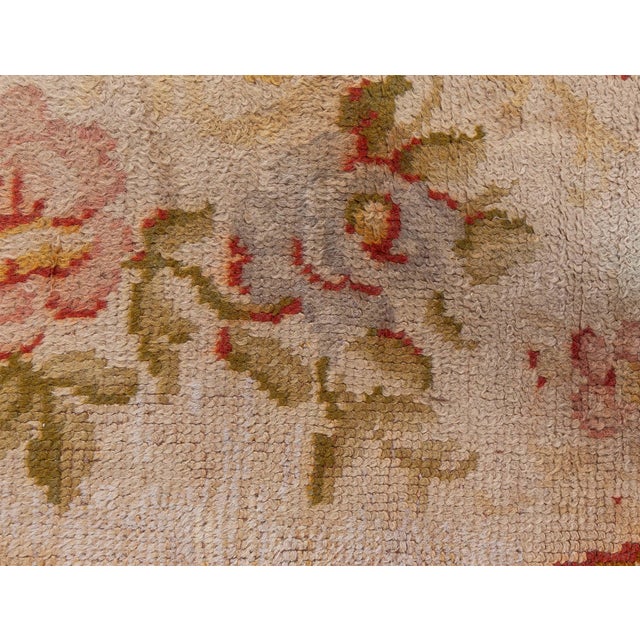 Oversized Antique Savonnerie Rug from France For Sale - Image 4 of 9