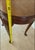 American Late 20th Century Drexel Heritage Traditional Cherry Oval Accent Side Table With Queen Anne Legs For Sale - Image 3 of 12