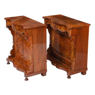 Console Cabinets, Eastern Germany, 1870, Set of 2 For Sale