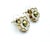 Chanel Gold CC Ivory Daisy Flower Piercing Earrings, A Pair For Sale In Los Angeles - Image 6 of 6
