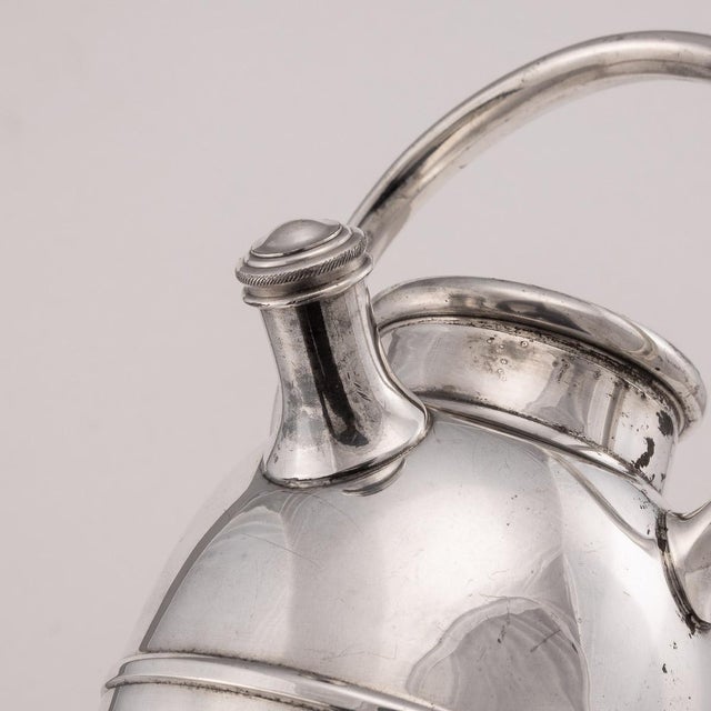 American Silver Plated Milk Churn Cocktail Shaker, 1940s For Sale - Image 6 of 12