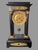 19" Antique French Empire Ebonized & Ormolu Decorated Portico Mantel Clock For Sale - Image 10 of 10