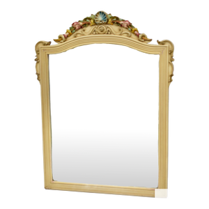 VTG Carved & Painted Venetian Style Wall Mirror