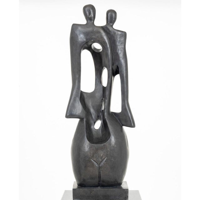 Contemporary Abstract Figures Marble Sculpture For Sale - Image 11 of 12