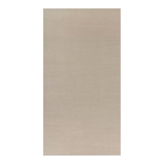 Rug & Kilim’s Oversized Contemporary Textural Solid Rug in Cream and White Tones - 10x19 For Sale